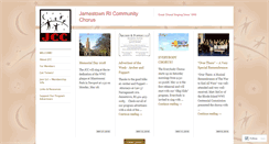 Desktop Screenshot of jamestownchorus.com